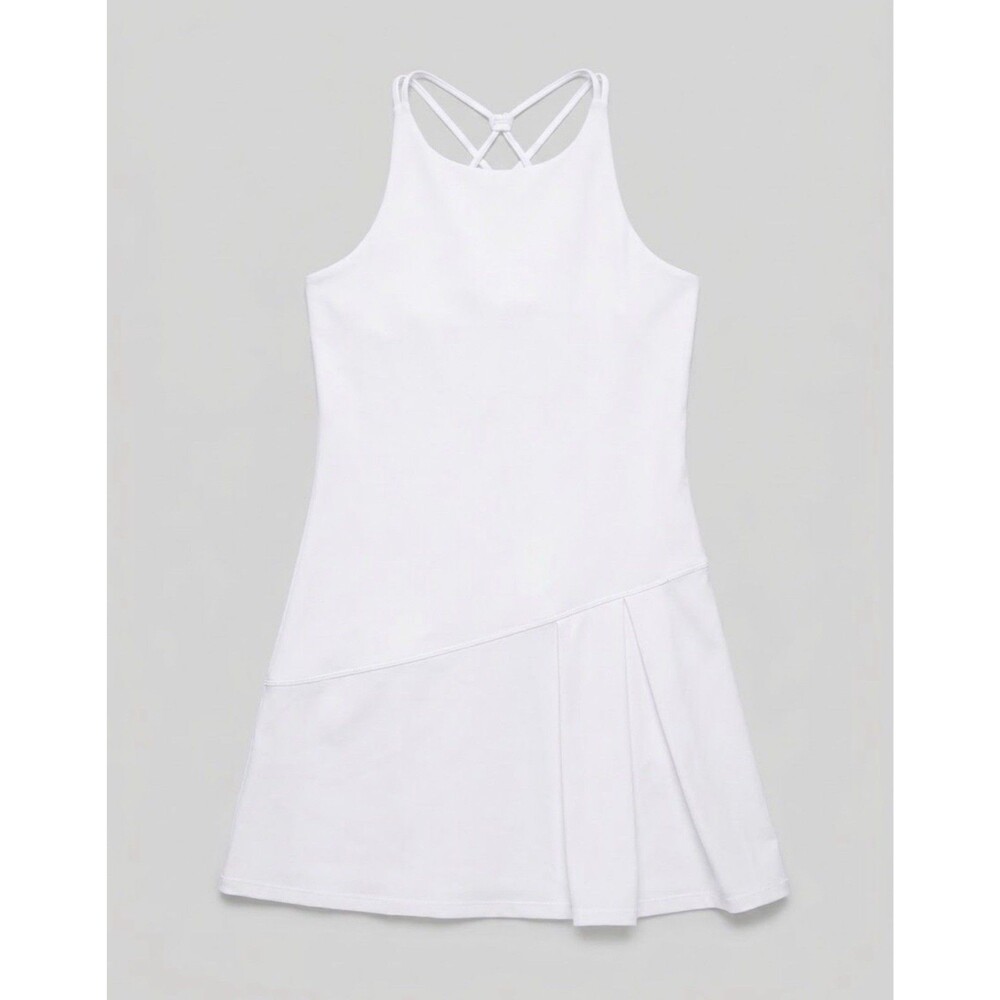 Ivivva by Lululemon White Athletic Tennis Dress - Size 8